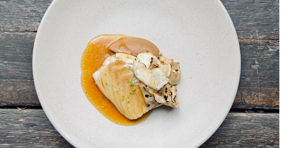 Cod and celeriac dish by Bart Stratfold