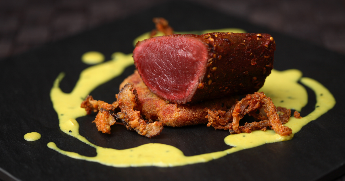 Vivek Singh's deer dish