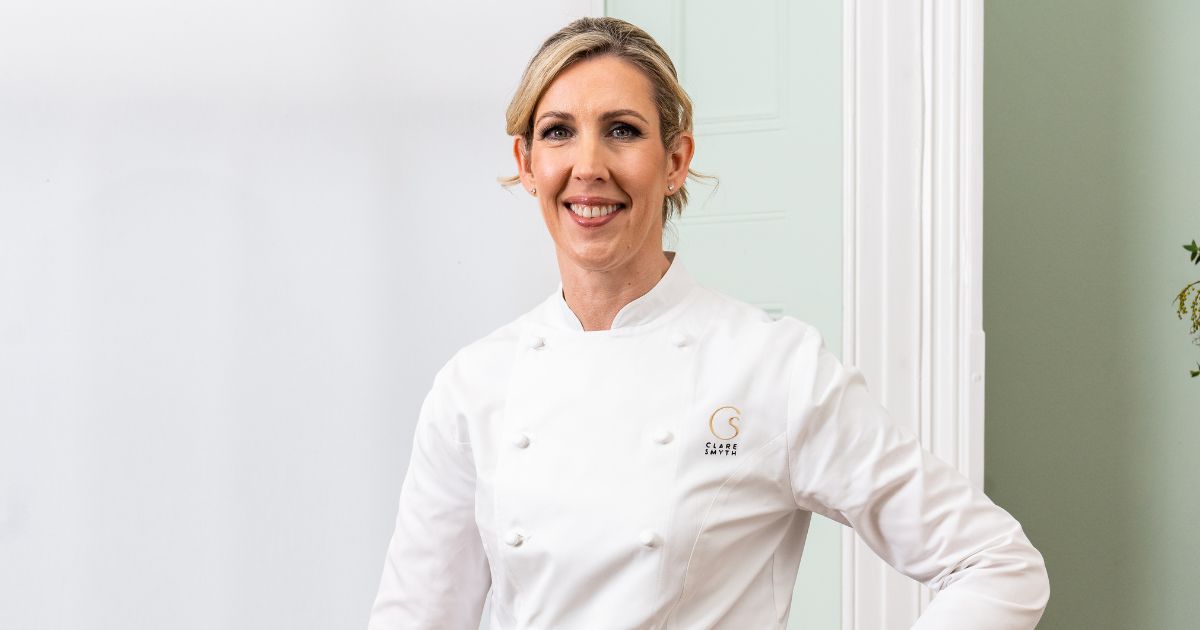 Clare Smyth in chef whites