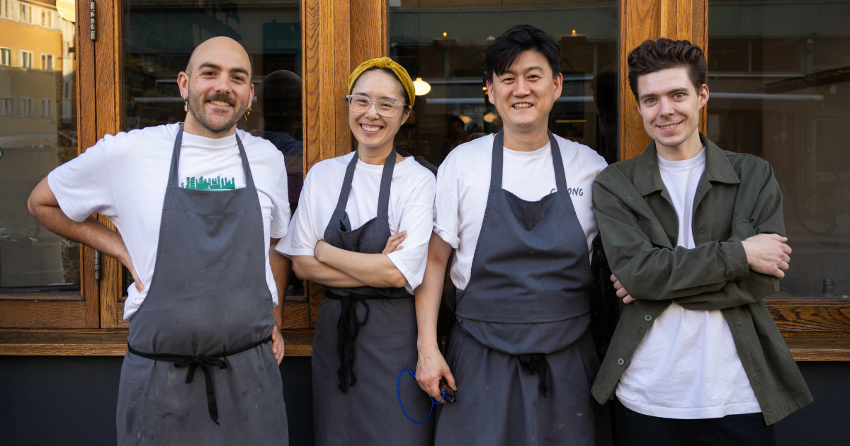 Joo Won and his team at Calong