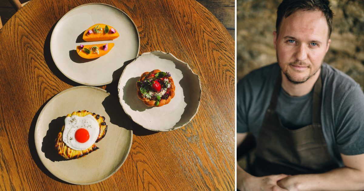 Josh Angus in the kitchen at HIDE, Mayfair