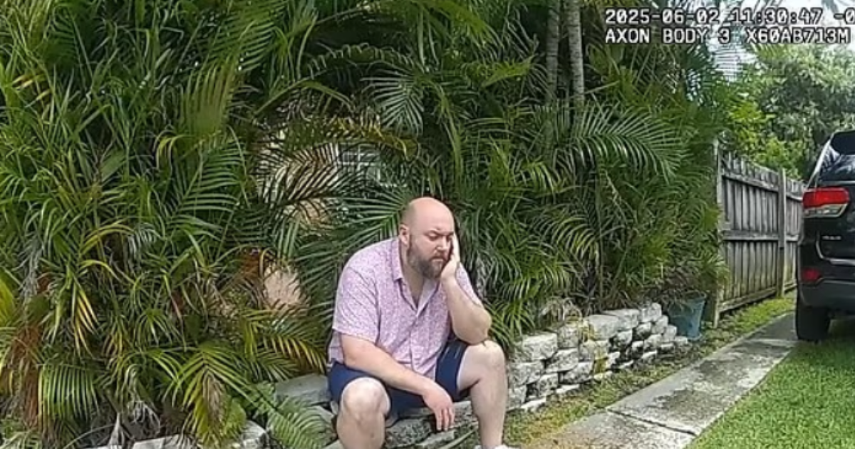 Footage of Bickelhaupt's arrest