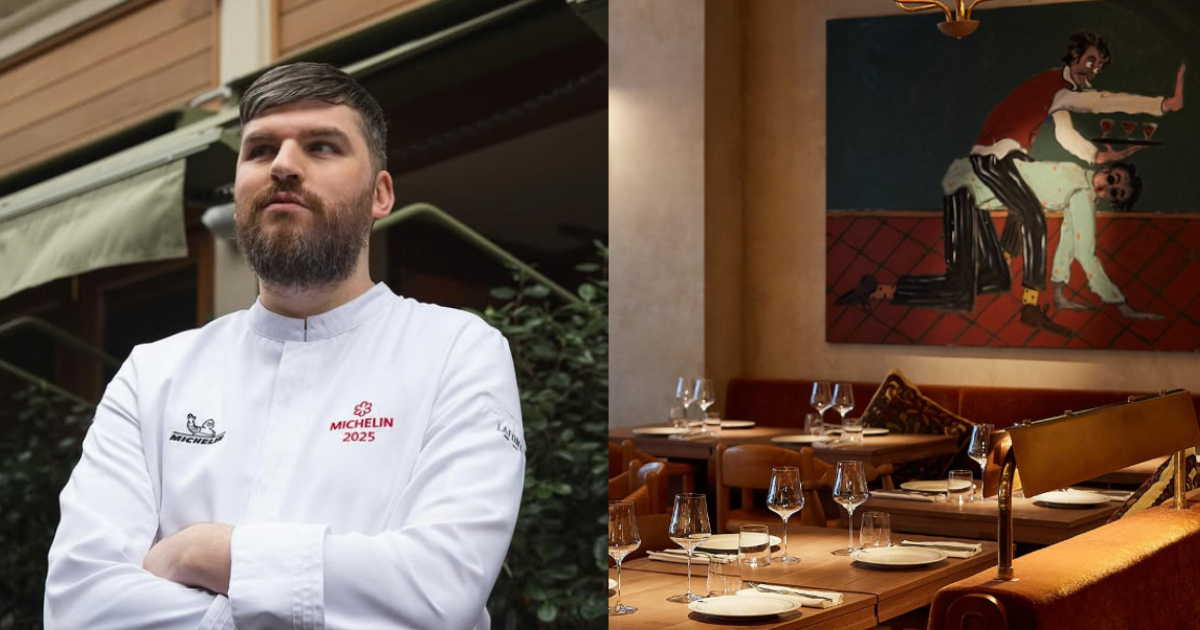 Luke and the interior at Lita