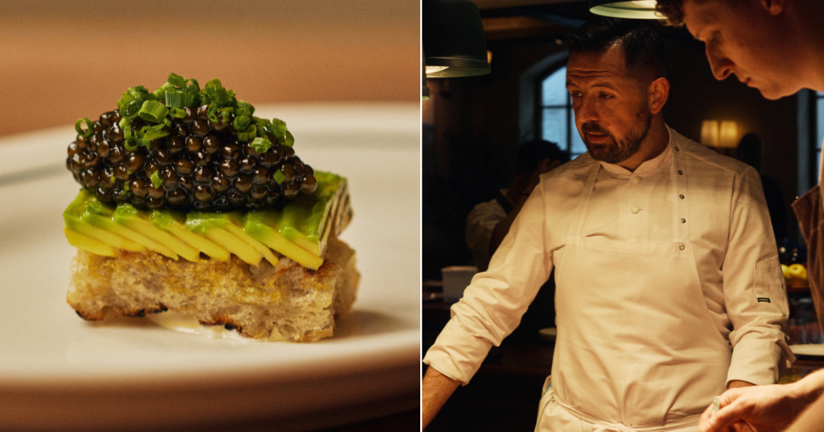 Kostas Papathanasiou and food at Lita