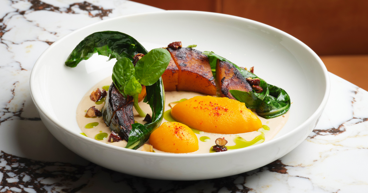 Pumpkin dish at Labombe by Trivet