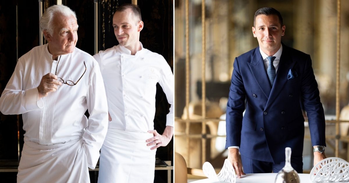 Alain Ducasse, Emmanuel Pilon and Giovanni Pitton