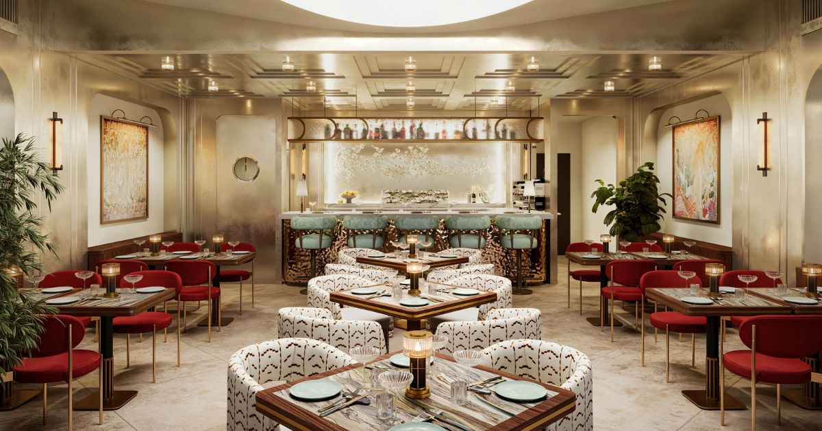 The Beaumont Mayfair Pearl restaurant dining room