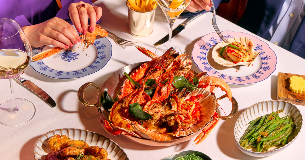 Martyn Nail food at The Grill at The Dorchester