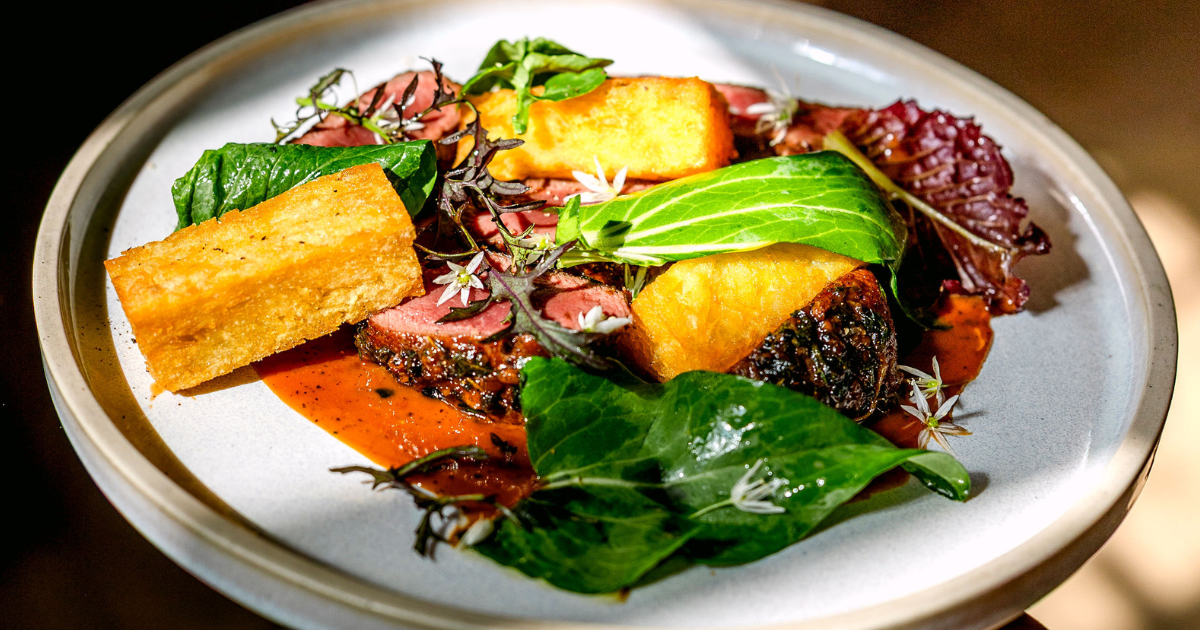 Venison dish at Bildeston Crown