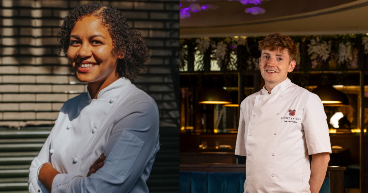 Samira Effa (left) and Andy Lynam (right)