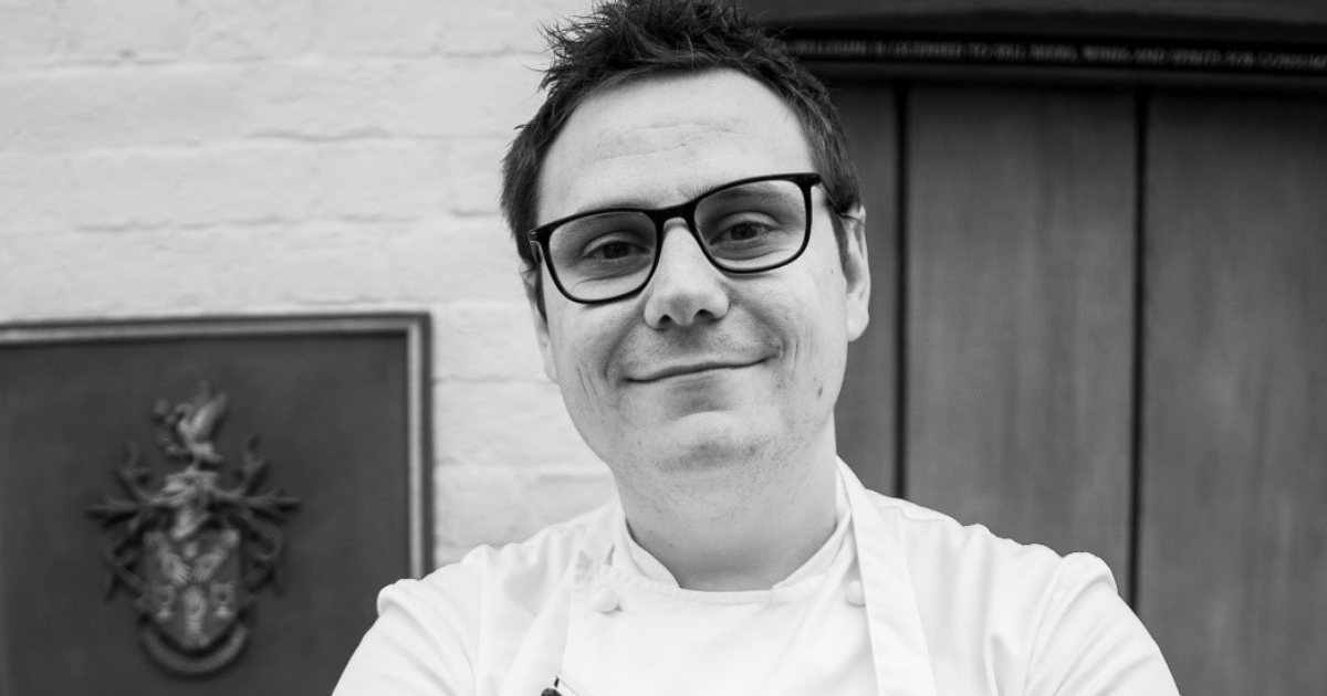 Karl Jaques outside The Fat Duck
