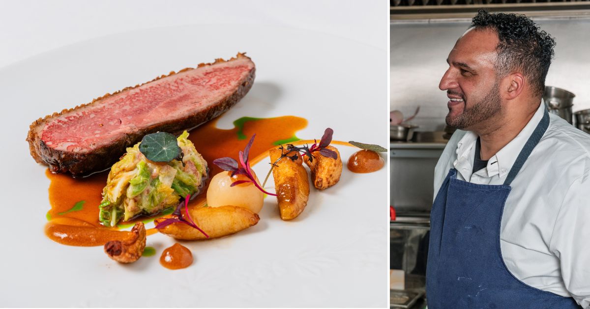 Michael Caines and food at The Stafford