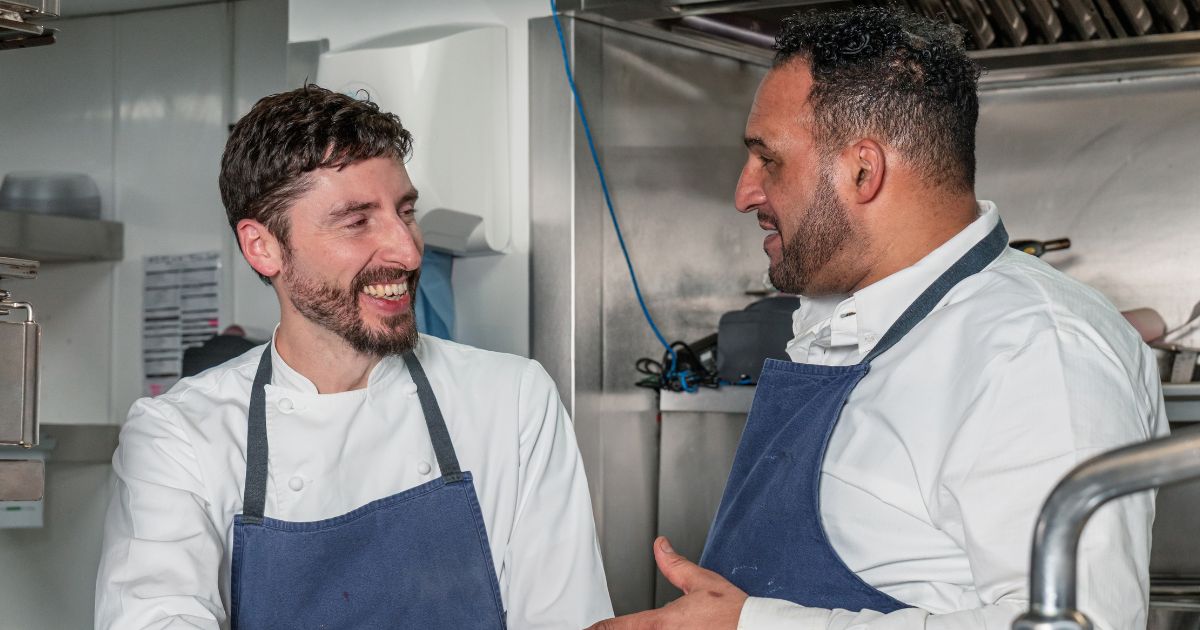 Michael Caines with James Willis