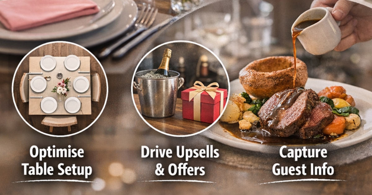 Mother's Day hospitality advice graphic