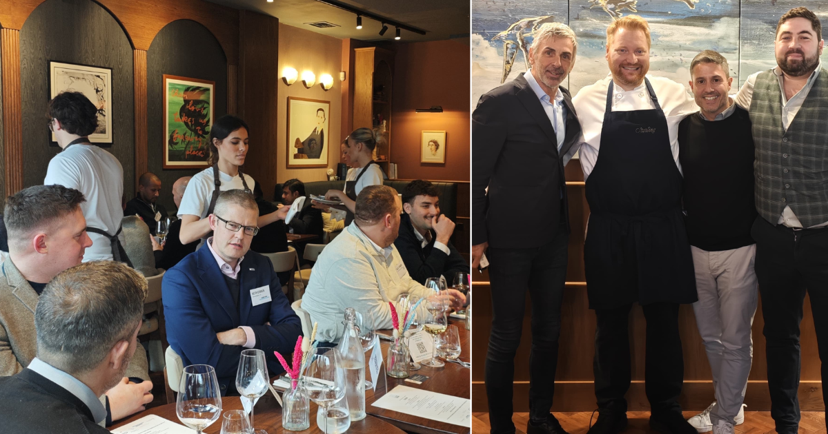 Nick Beardshaw and guests at a Starling networking lunch