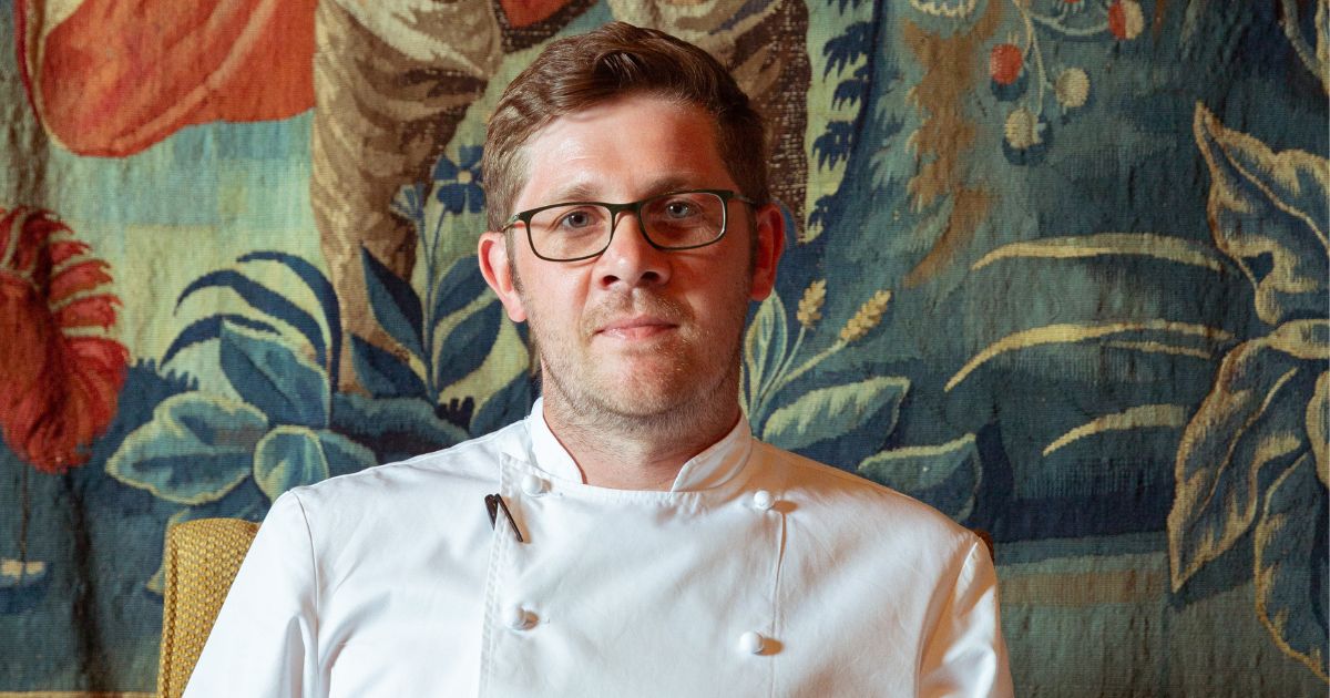Tony Parkin in chef whites