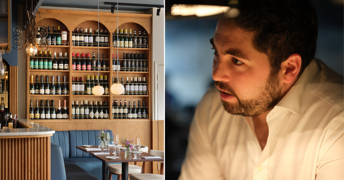 Nick Beardshaw and James Shaw at Starling restaurant in Esher