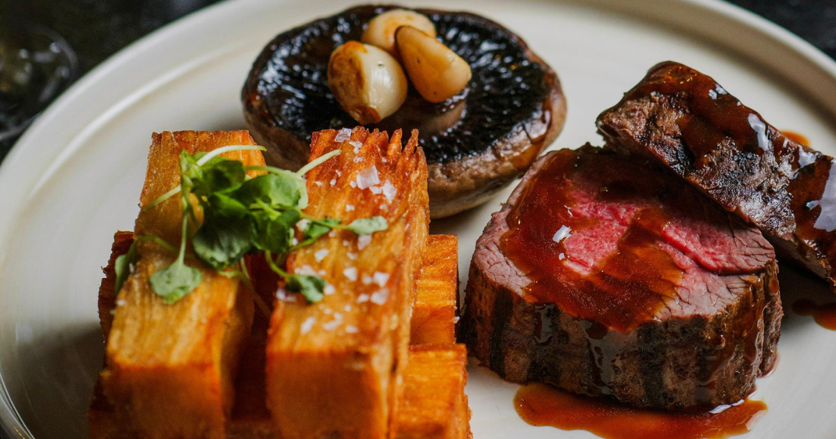 Dishes at The Priory with Grady Atkins 