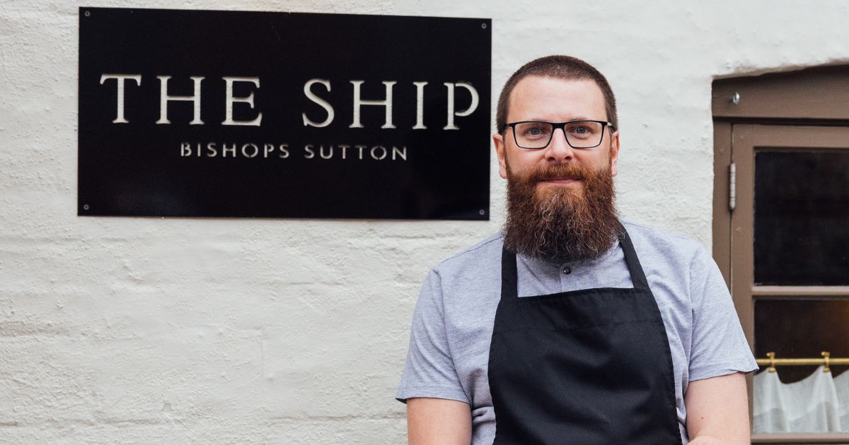 Ollie Moore stood outside The Ship