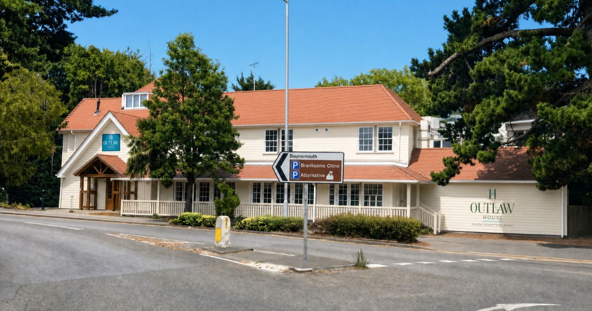 Outlaw House exterior in Poole