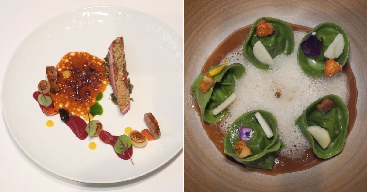 Food by Aggelos Kassais at Pied à Terre