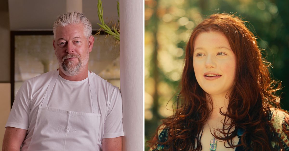 Adam Byatt with daughter Rosie Byatt