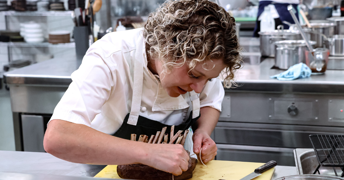 Sally Abe during her time on Great British Menu in 2025