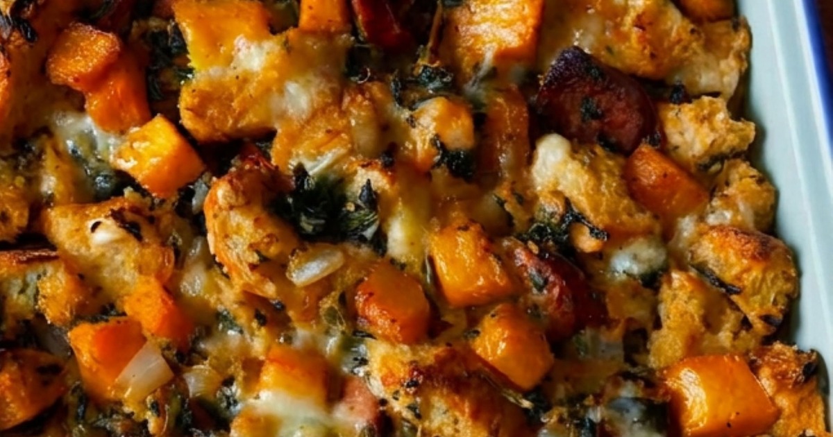 Roast butternut squash, brie, truffle and candied pecan by Jason Wright