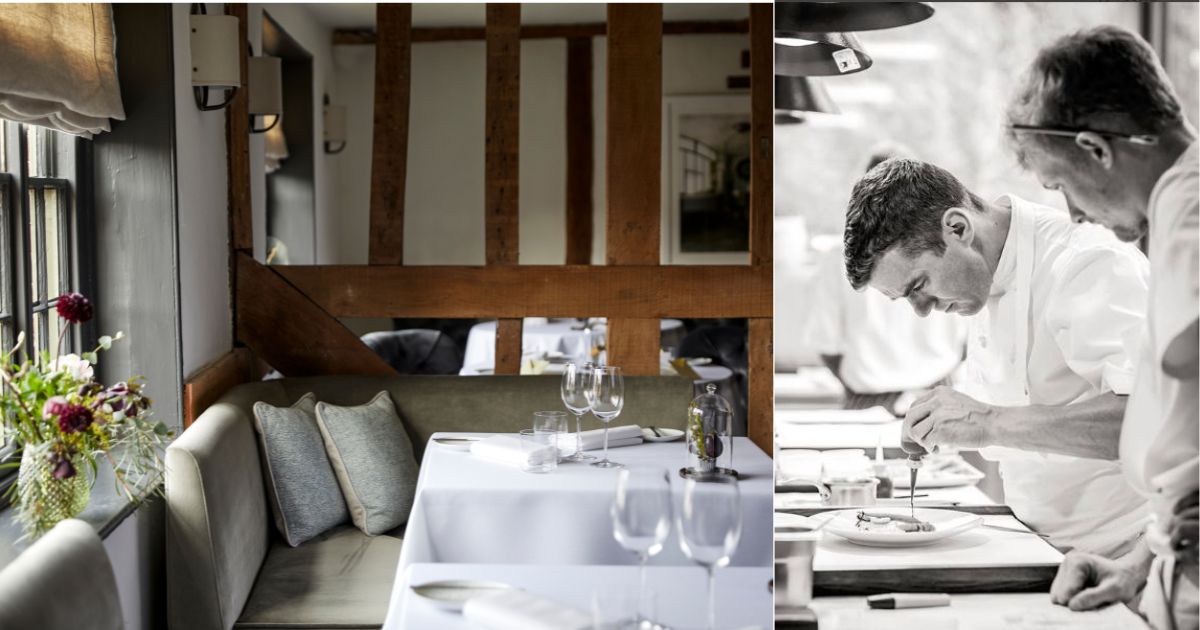 Sorrel interior and Steve Drake in the kitchen