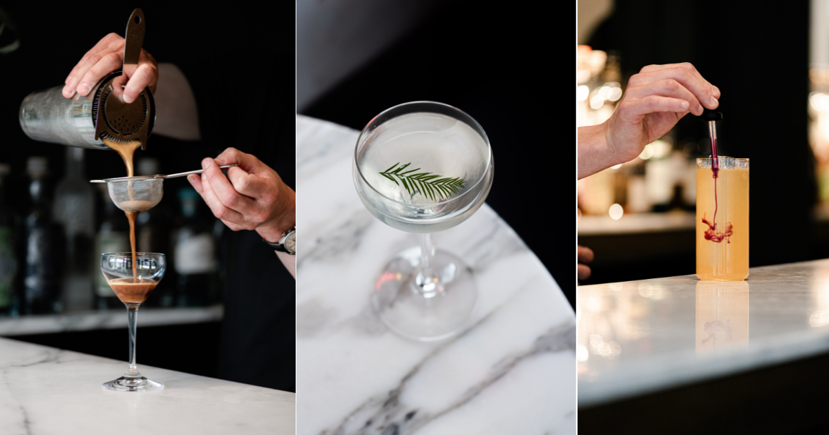 Cocktails at Three Sheets Bars