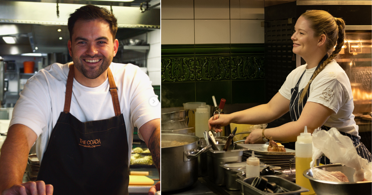 Brad Cacela and Sarah Hayward have taken on new roles under Tom Kerridge