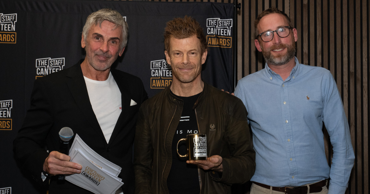 Tom Aikens at The Staff Canteen Awards 2024
