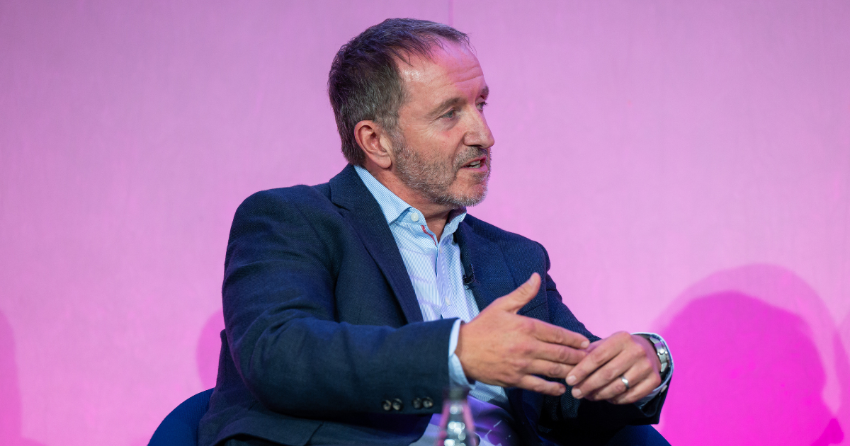 Nick Mackenzie speaking at the UKHospitality Summer Conference 2026