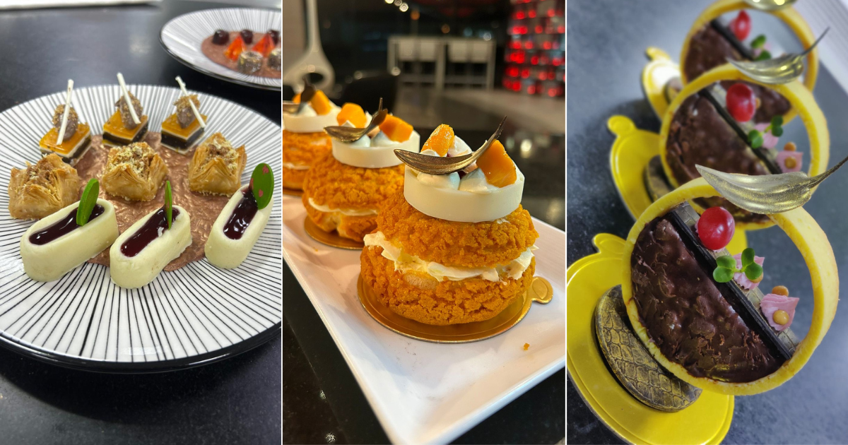 Desserts made by Vivek Chauhan