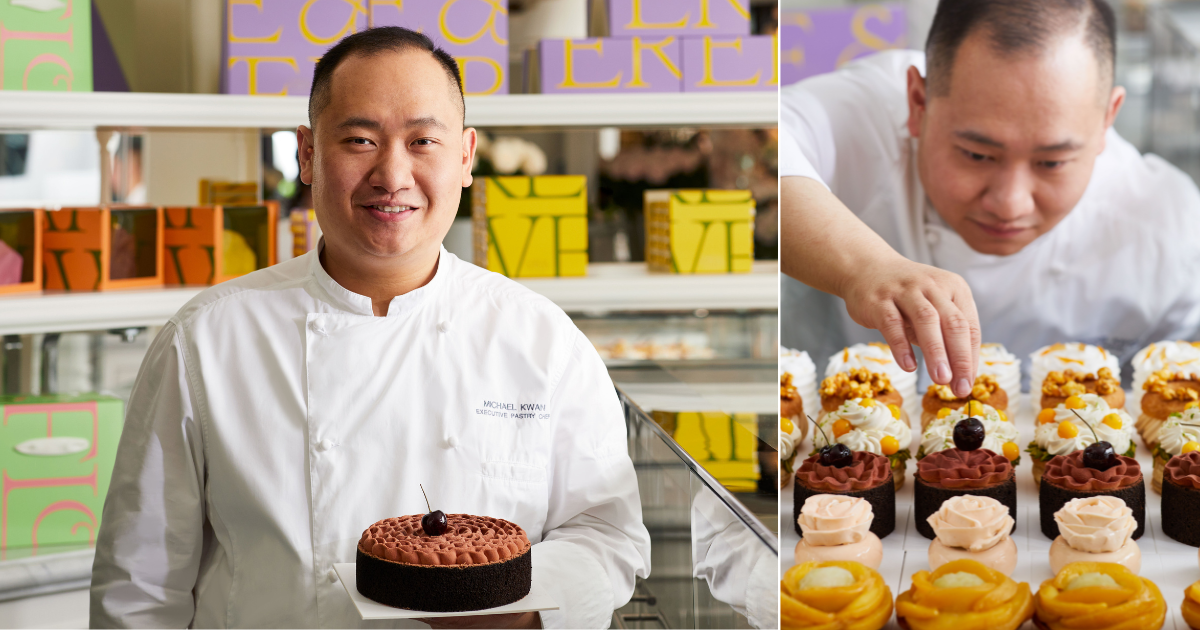 Executive pastry chef Michael Kwan at The Dorchester