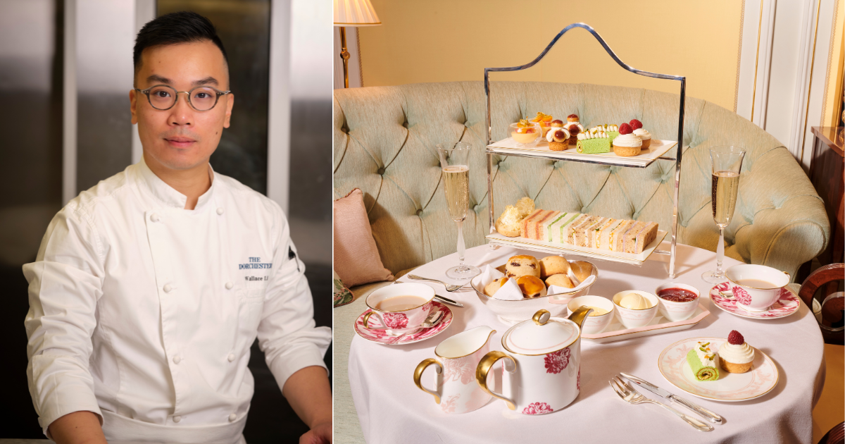 Pastry chef Wallace Li at The Dorchester