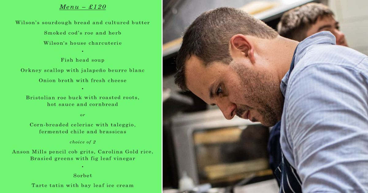 Jan Ostle and the Wilsons x Rita's menu